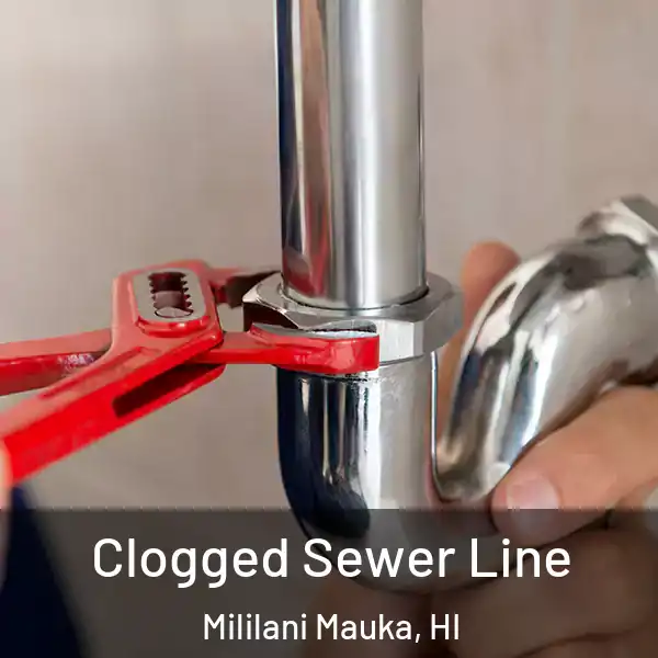  Clogged Sewer Line Mililani Mauka, HI